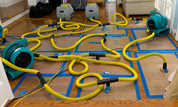 Professional Storm Water Damage Restoration technician working in Gordon, WV